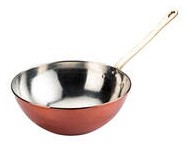 Wok Bakır Tava Kırmızı
