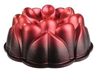 Crown Döküm Kek Kalıbı Kırmızı